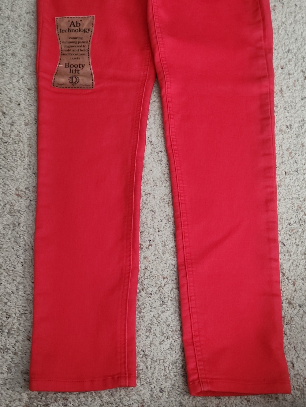 Democracy"Ab" Technology Booty Loft Freedom Ankle Skimmer Pants Sz 4 NEW - Picture 5 of 6